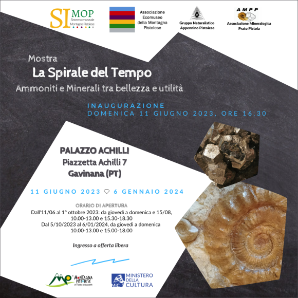Inaugurazione mostra “La Spirale del Tempo. Ammoniti e Minerali tra bellezza e utilità”